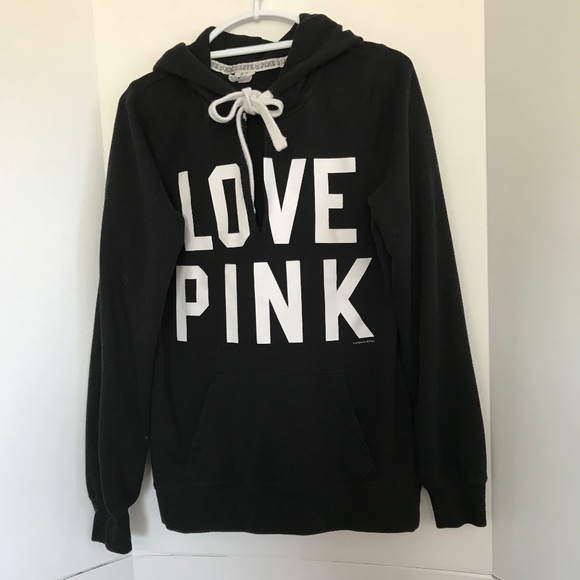 PINK Victoria's Secret Tops - Pink by VS Sweatshirt hoodie Sz M (I-24)